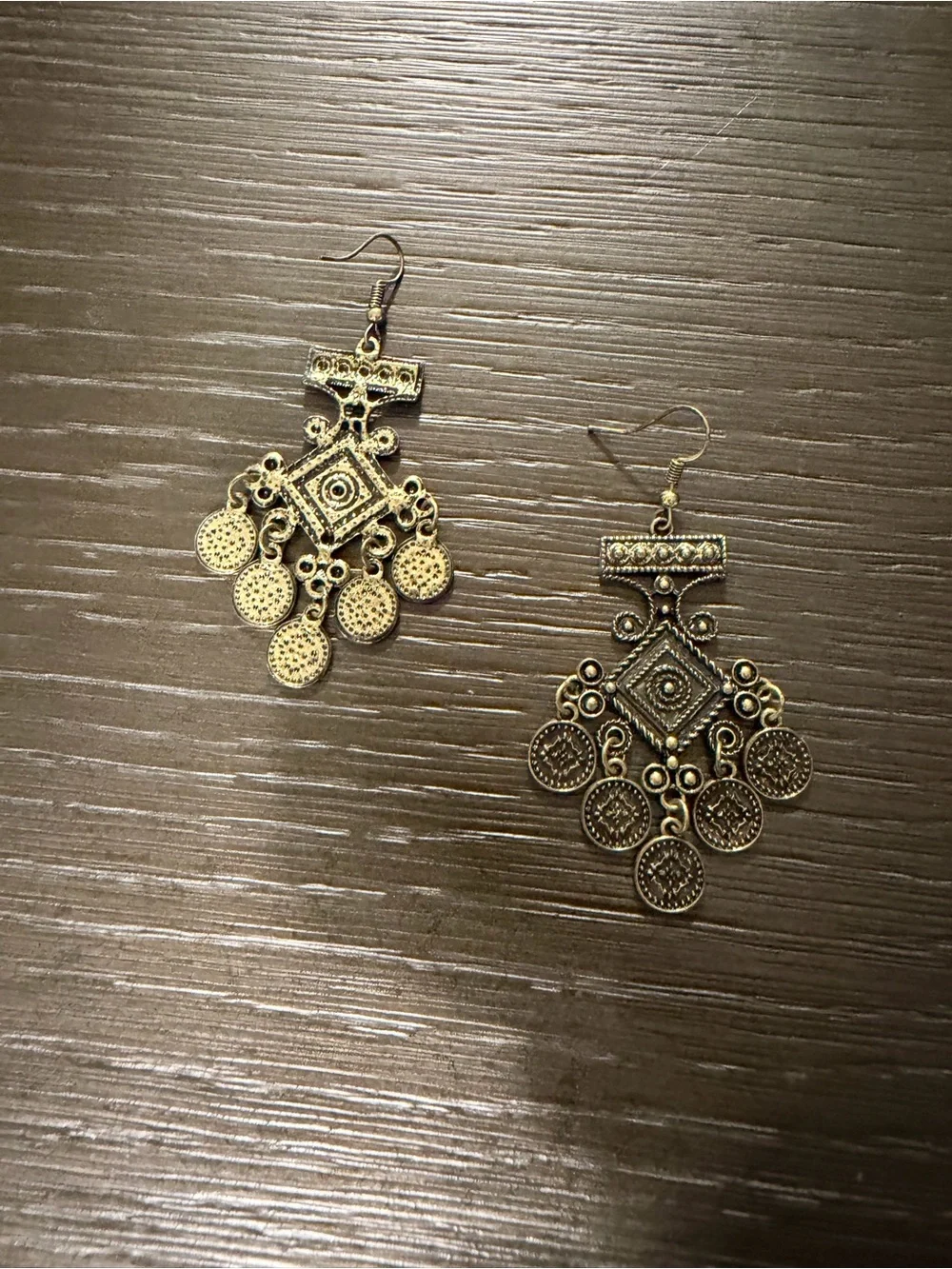 Paparazzi- Unexplored Lands Brass Tribal Chandelier Earrings